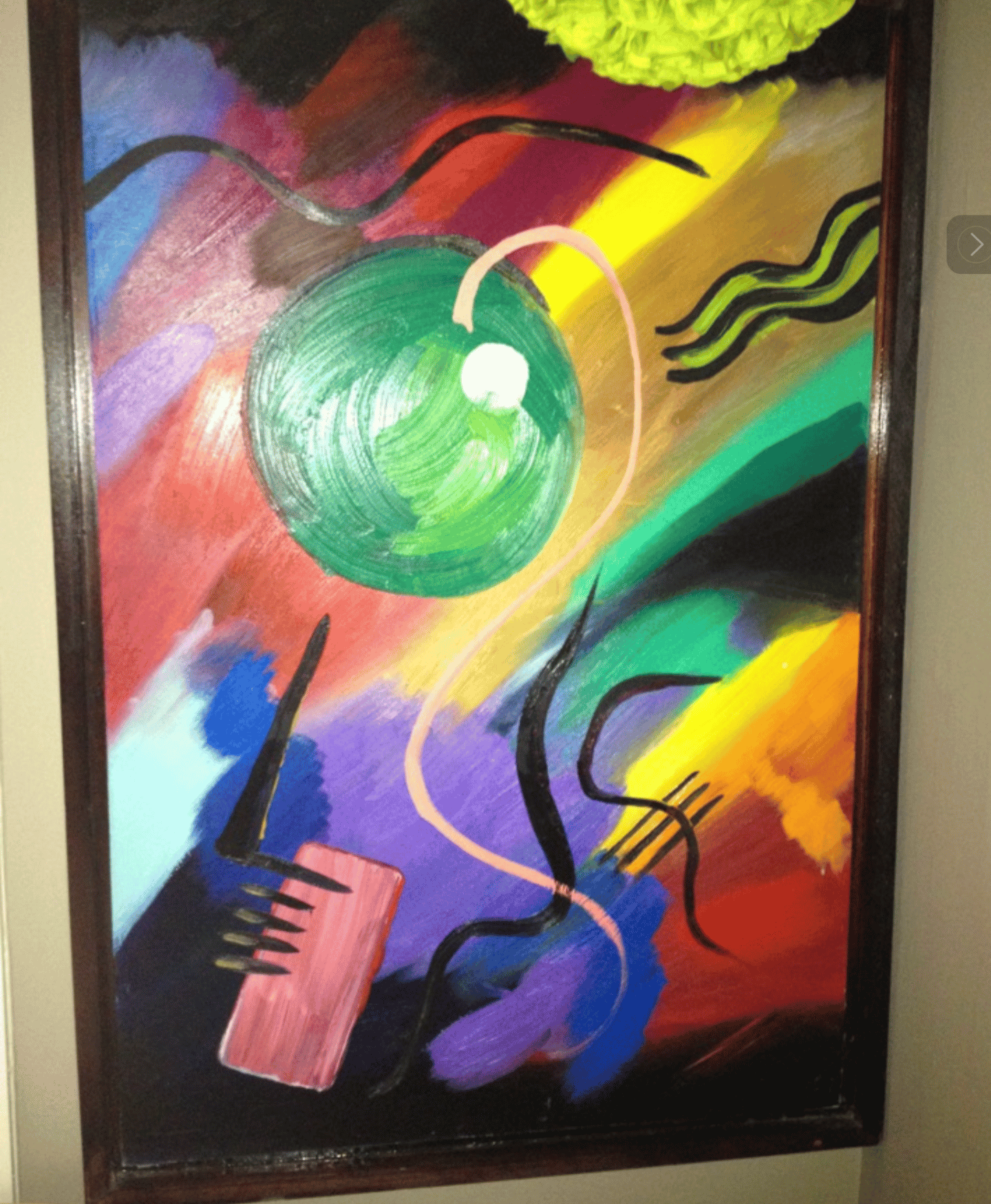 Abstract Kandinsky Artwork Painting by Pamela Annabelle 30" x 40"