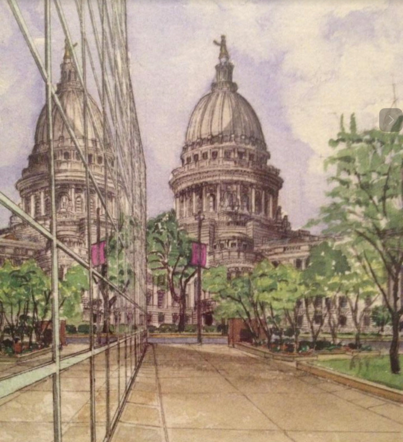 Madison Wisconsin Drawing Artwork by Pamela Annabelle