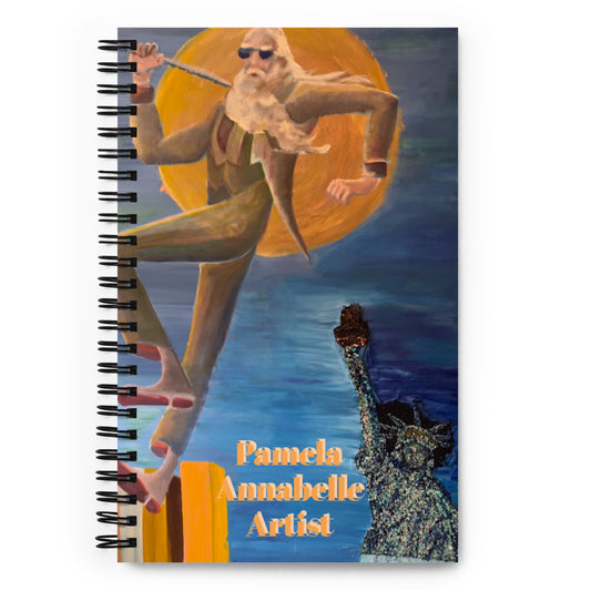 Jupiter Rising Art by Pamela Annabelle Spiral notebook