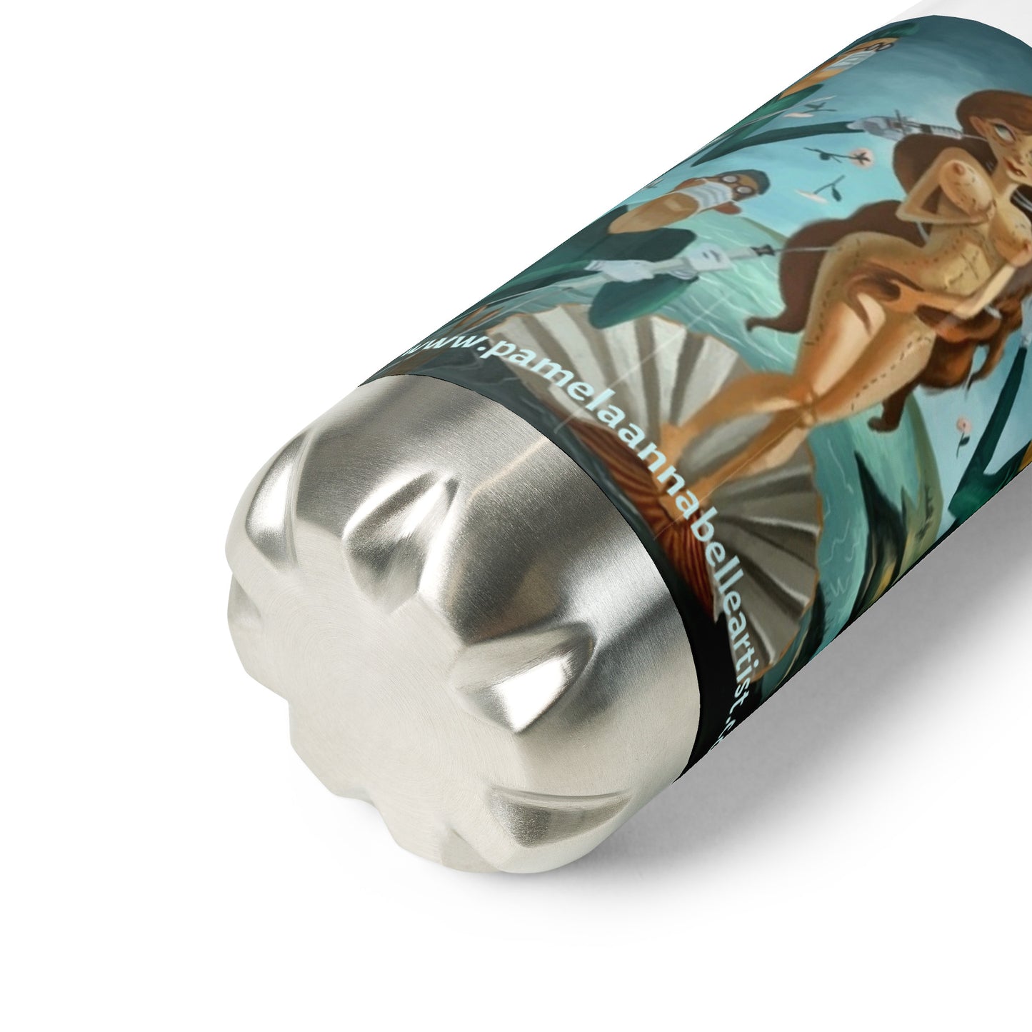 Price of Beauty Art by Pamela Annabelle Donation Stainless Steel Water Bottle