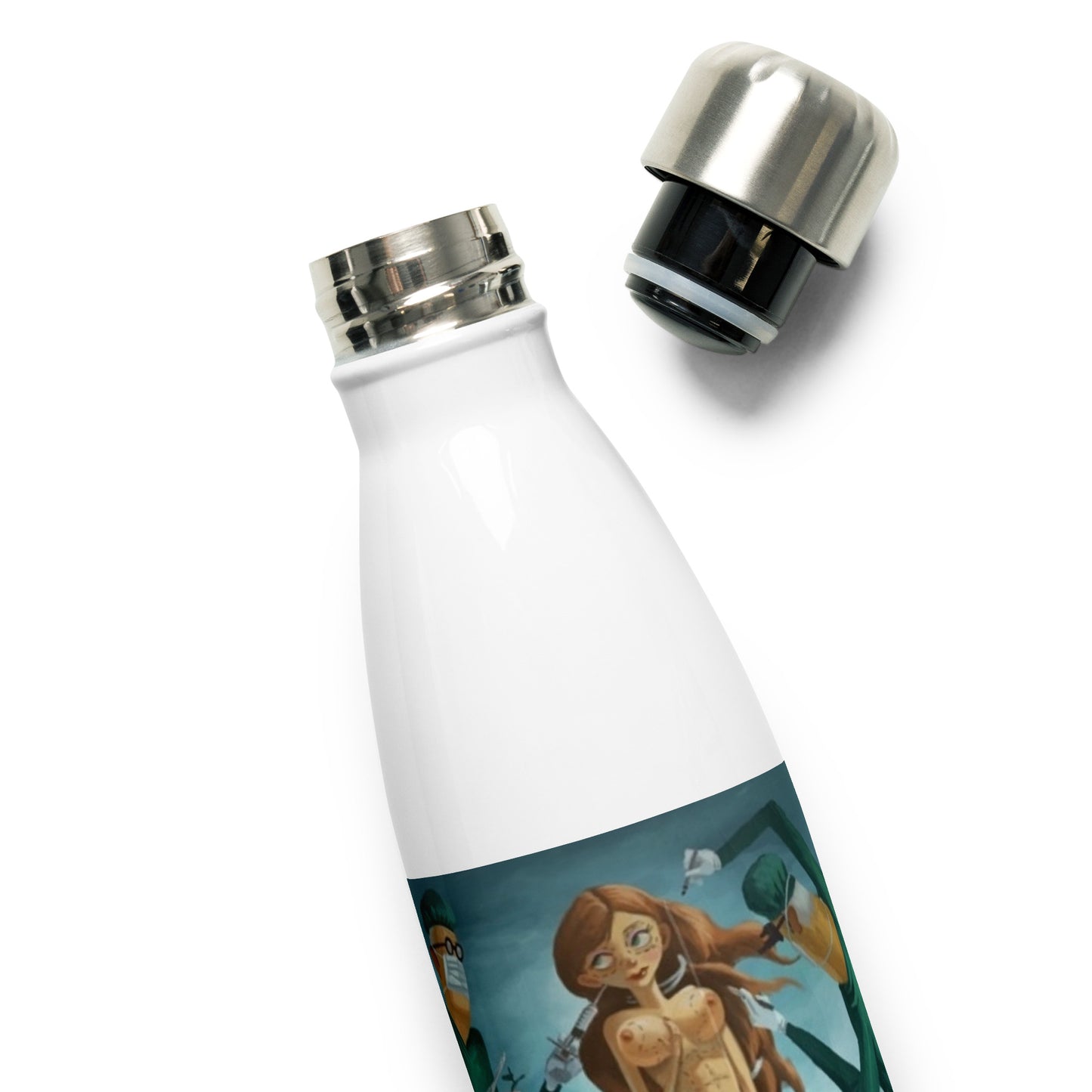 Price of Beauty Art by Pamela Annabelle Donation Stainless Steel Water Bottle