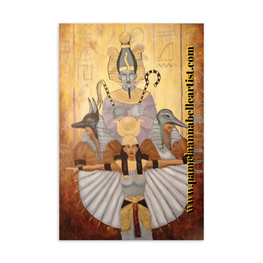 Egyptian Art Postcard by Pamela Annabelle